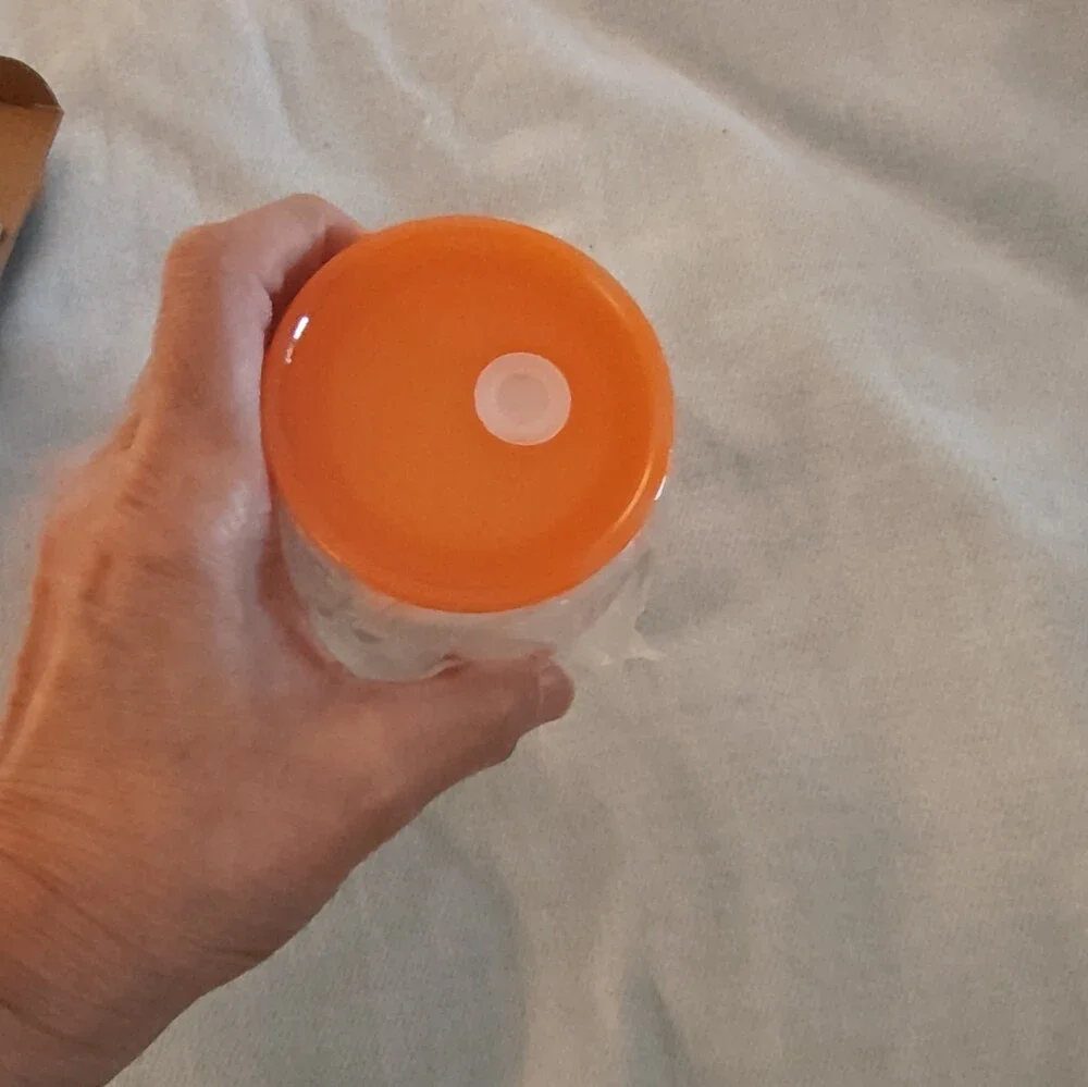 Halloween Plastic Tumbler w/ Twist Orange Lid, Ghost & Spider, 11-20 oz